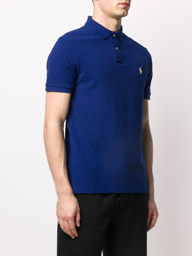 logo embroidered polo shirt 3