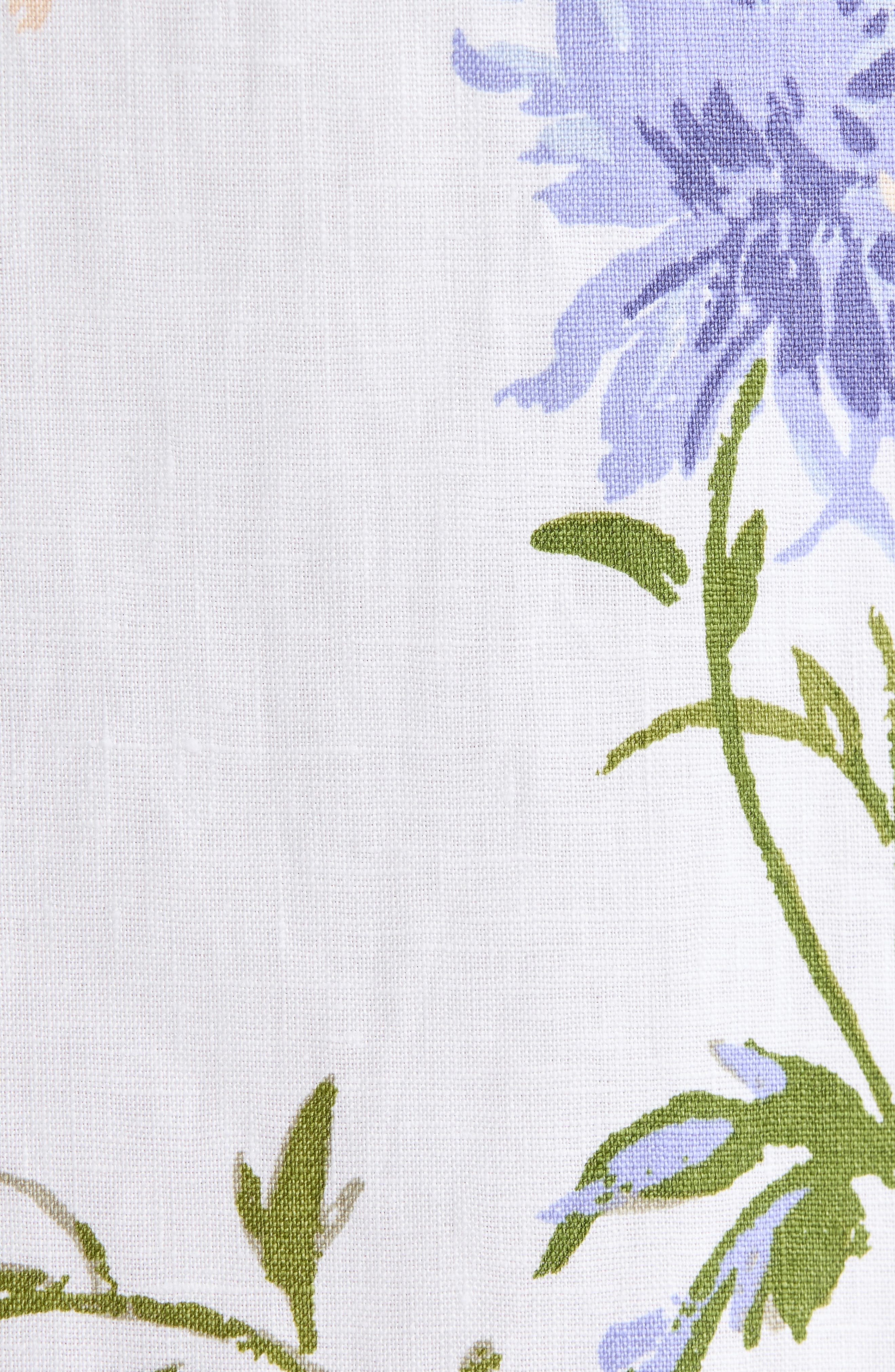 Reformation Frankie Print Linen Dress in Serenity at Nordstrom - 6