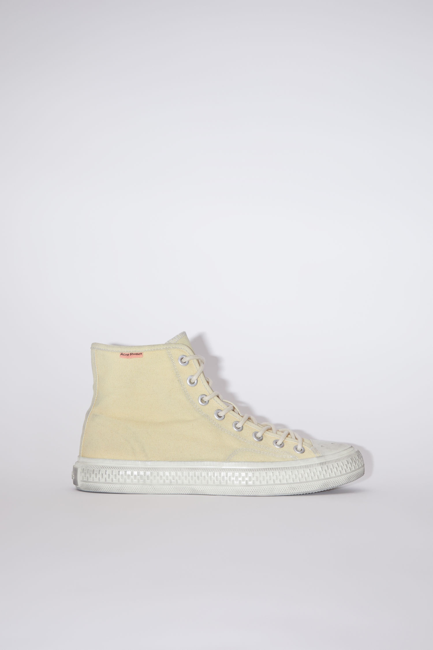 High top sneakers - Pale yellow/off white - 1