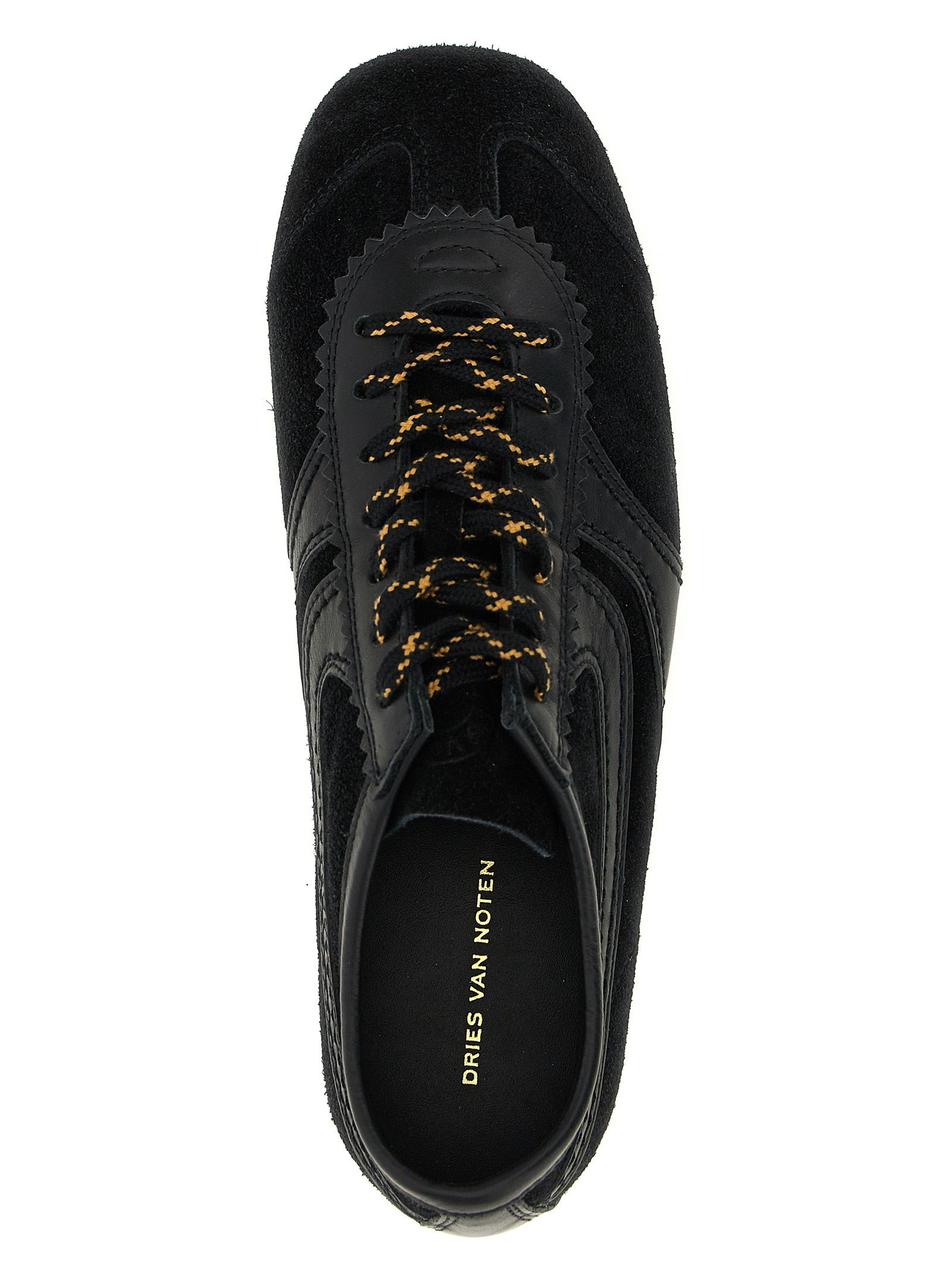 Dries Van Noten Women Suede Sneakers - 4
