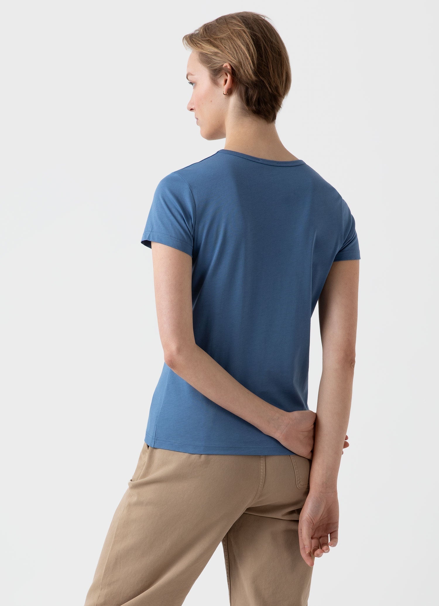 Short Sleeve Crew Neck T‑Shirt - 4