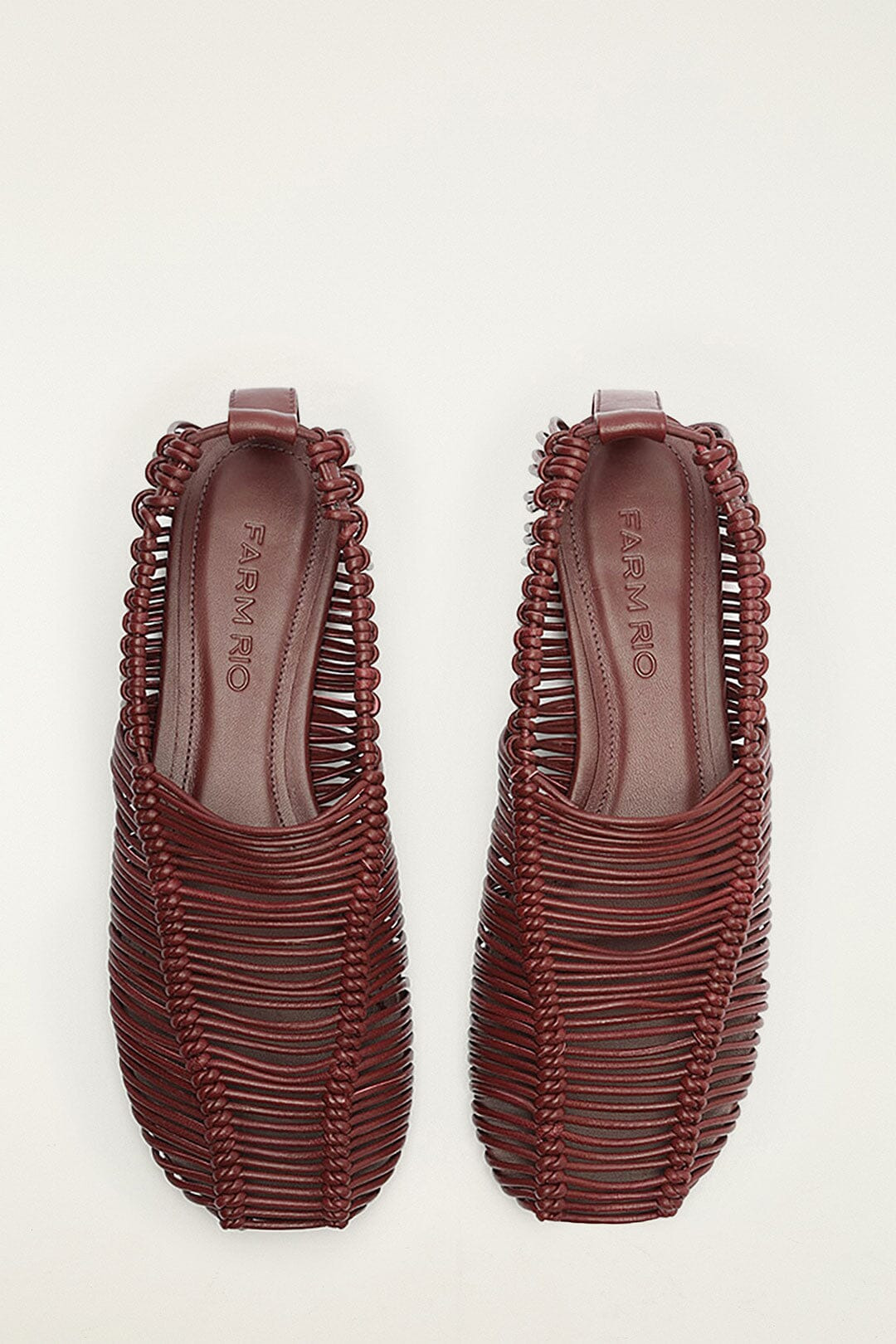 Brown Macrame Mary Jane Ballerina - 4