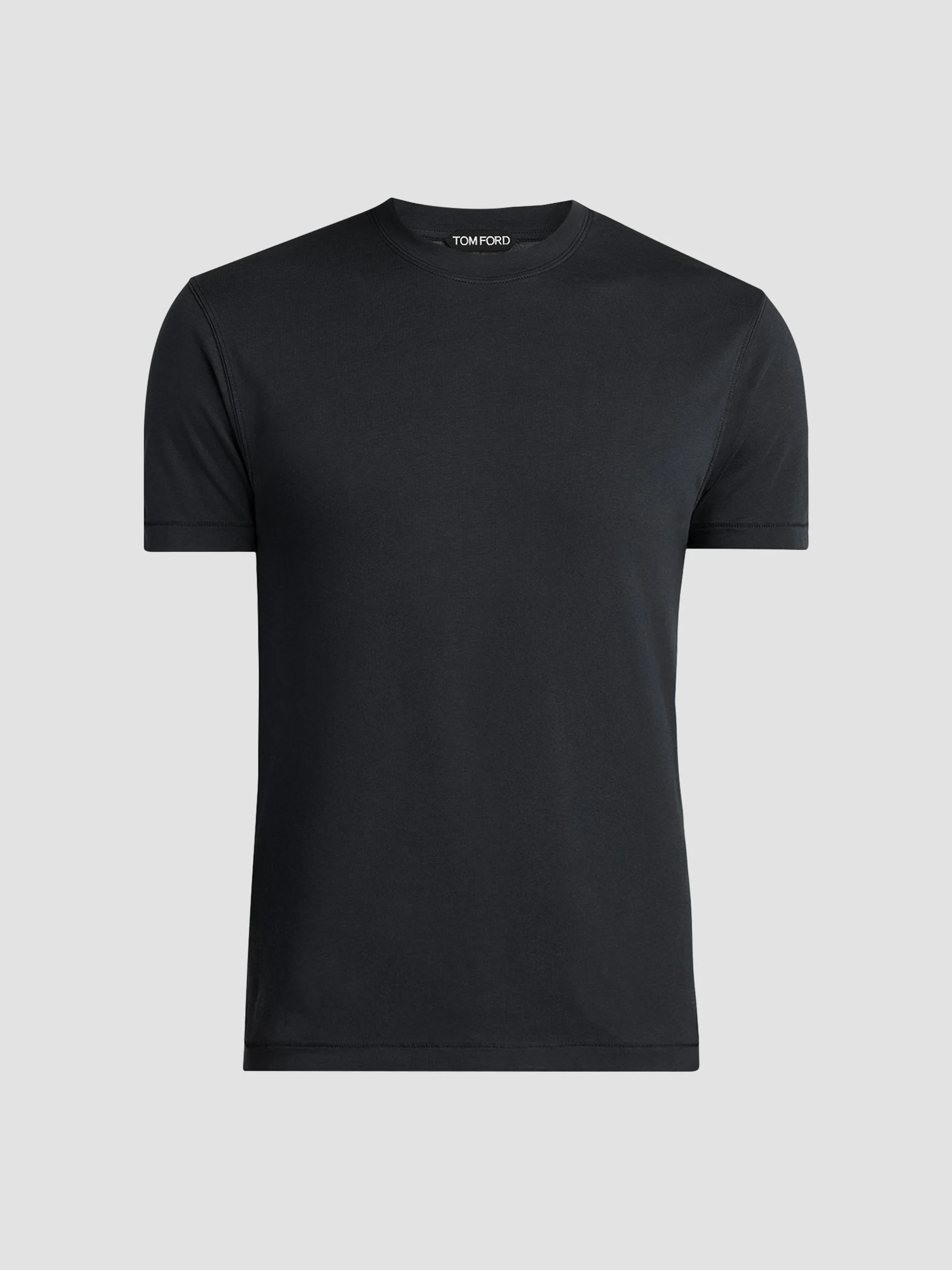 Men's Jersey Crewneck T-Shirt - Black - 1