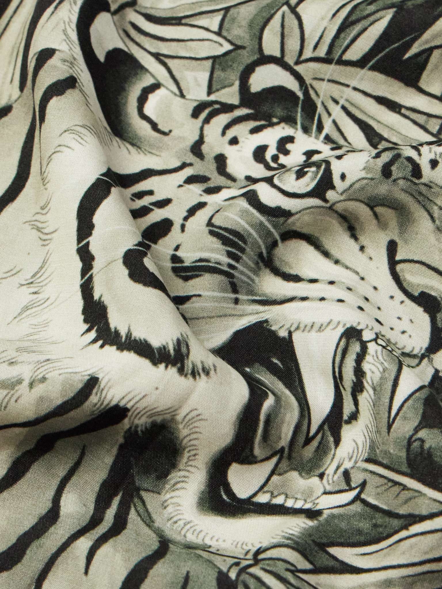+ Tim Lehi Camp-Collar Printed Poplin Shirt - 3