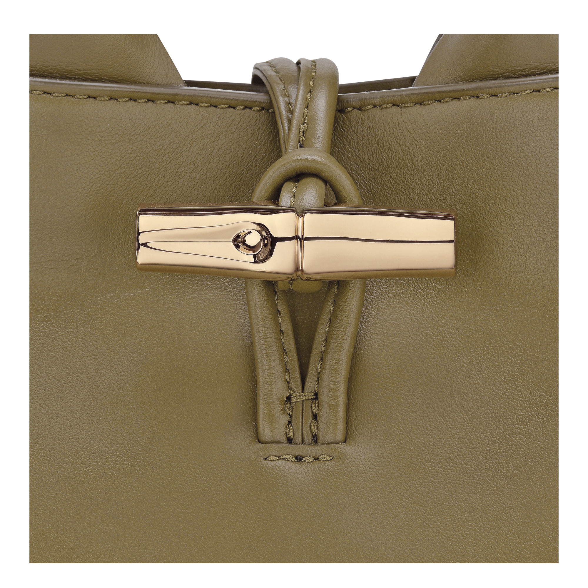 Le Roseau XS Handbag Olive - Leather - 7