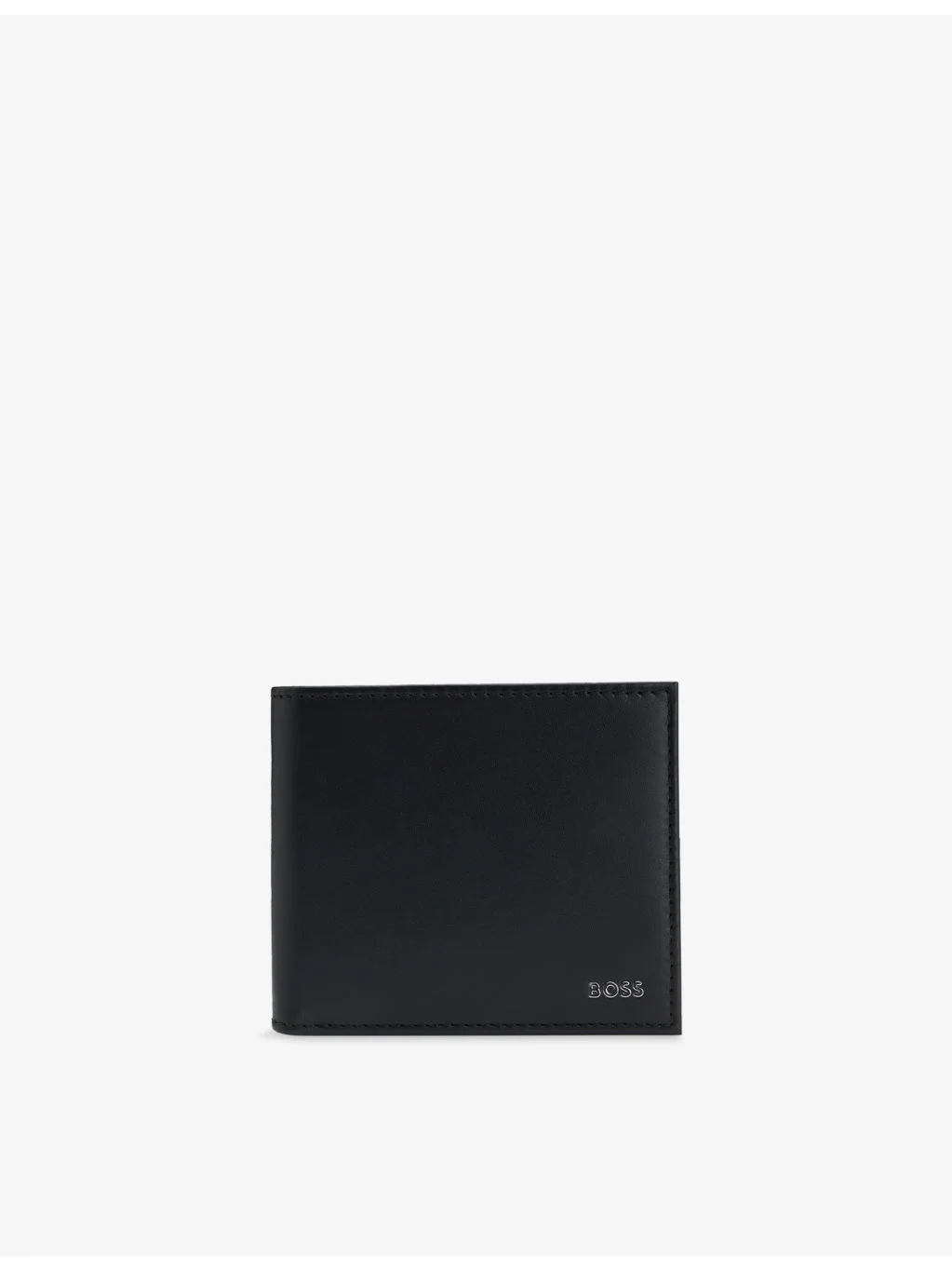 Logo-Plaque Leather Folding Wallet - 1
