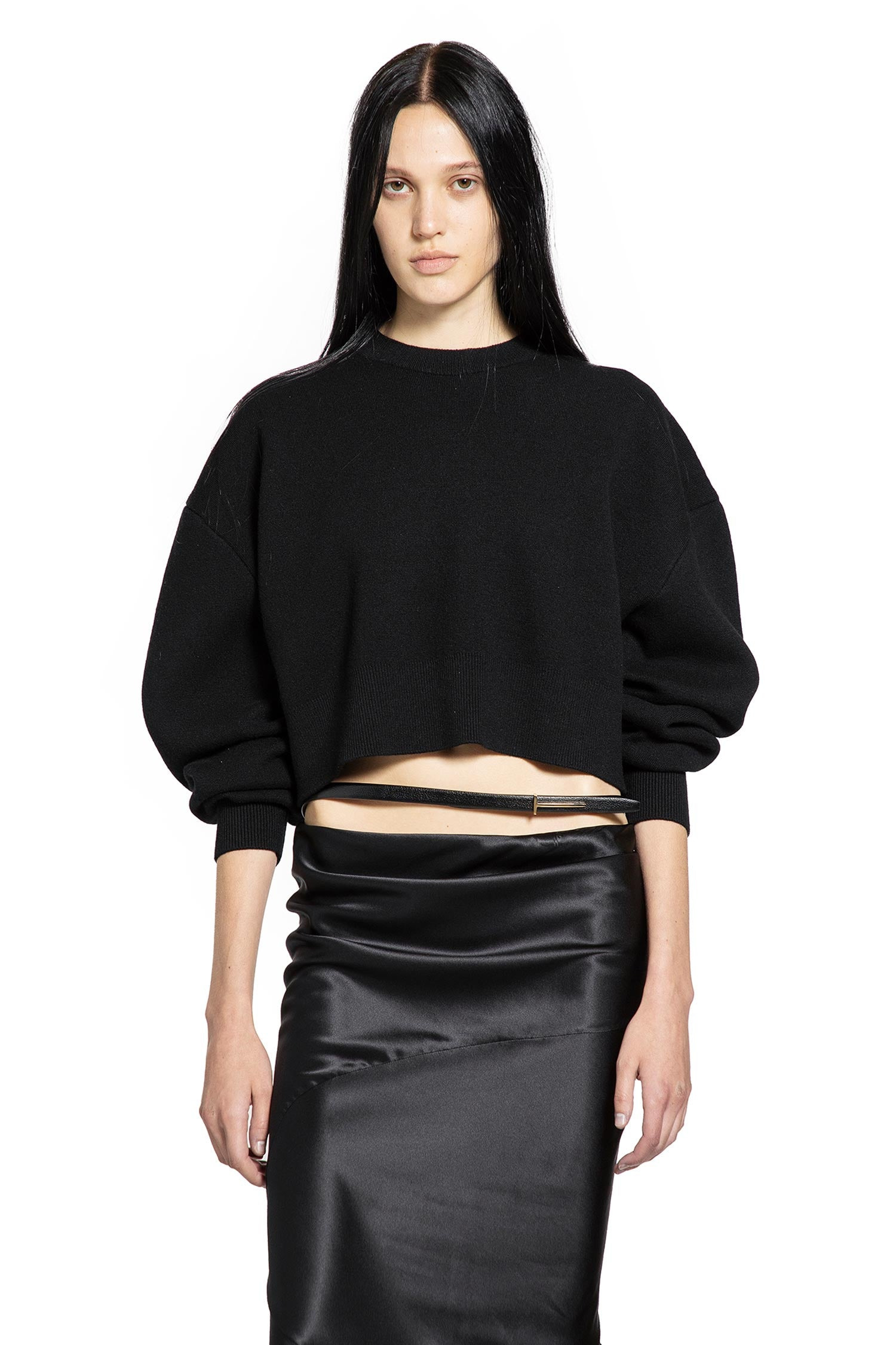 Sculptural Wool Cashmere Sweater - 6