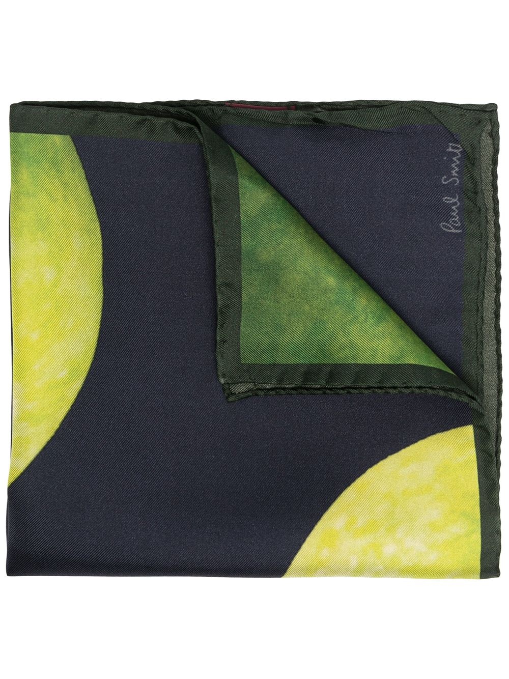 apple print pocket square - 1