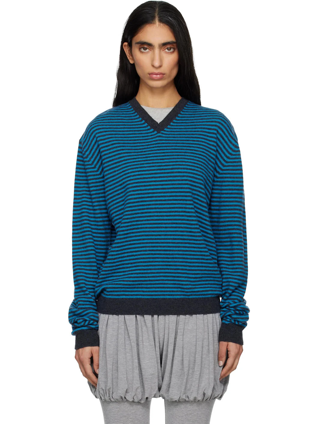 Blue Leo Sweater - 1