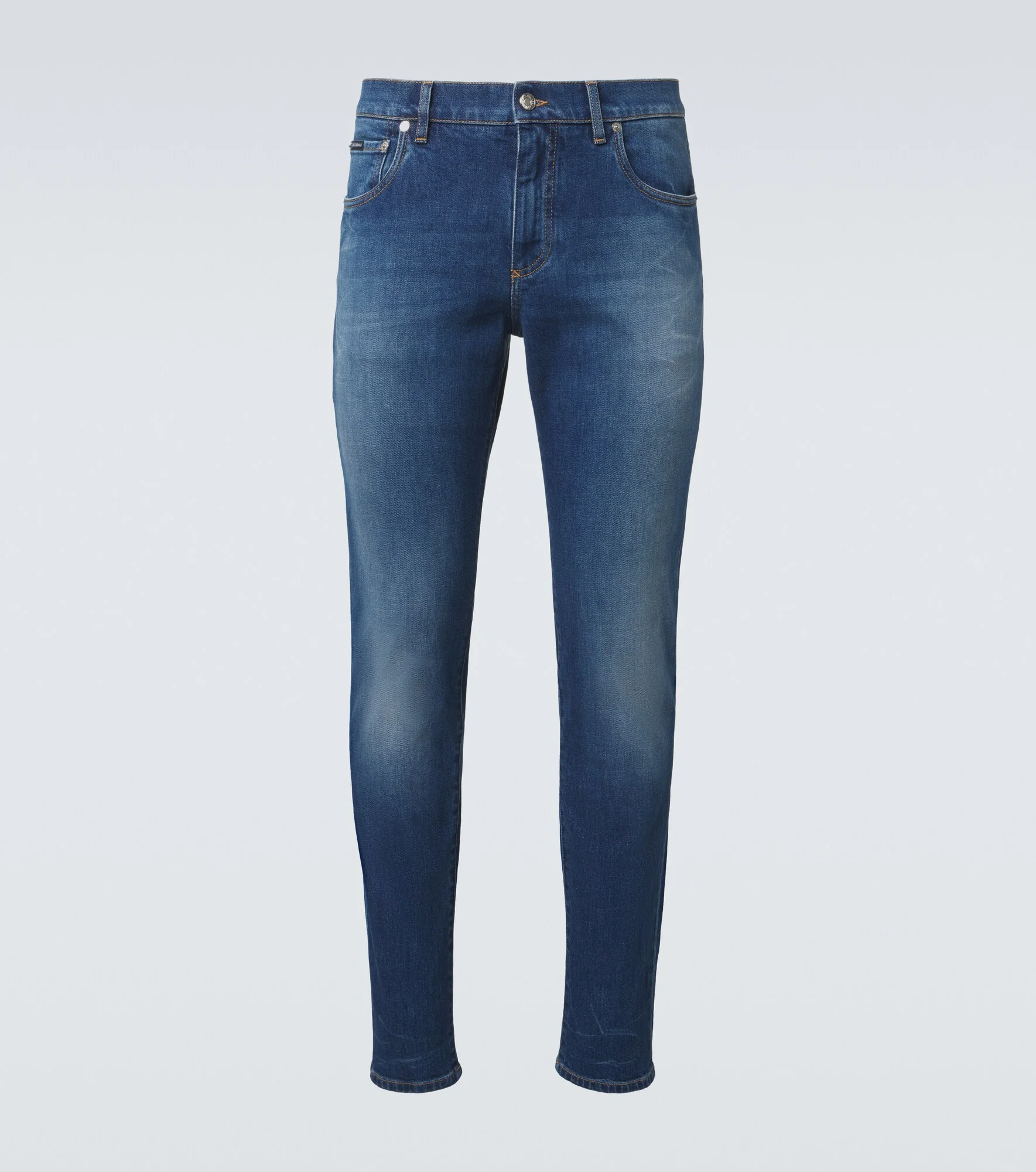 Mid-rise slim jeans - 1
