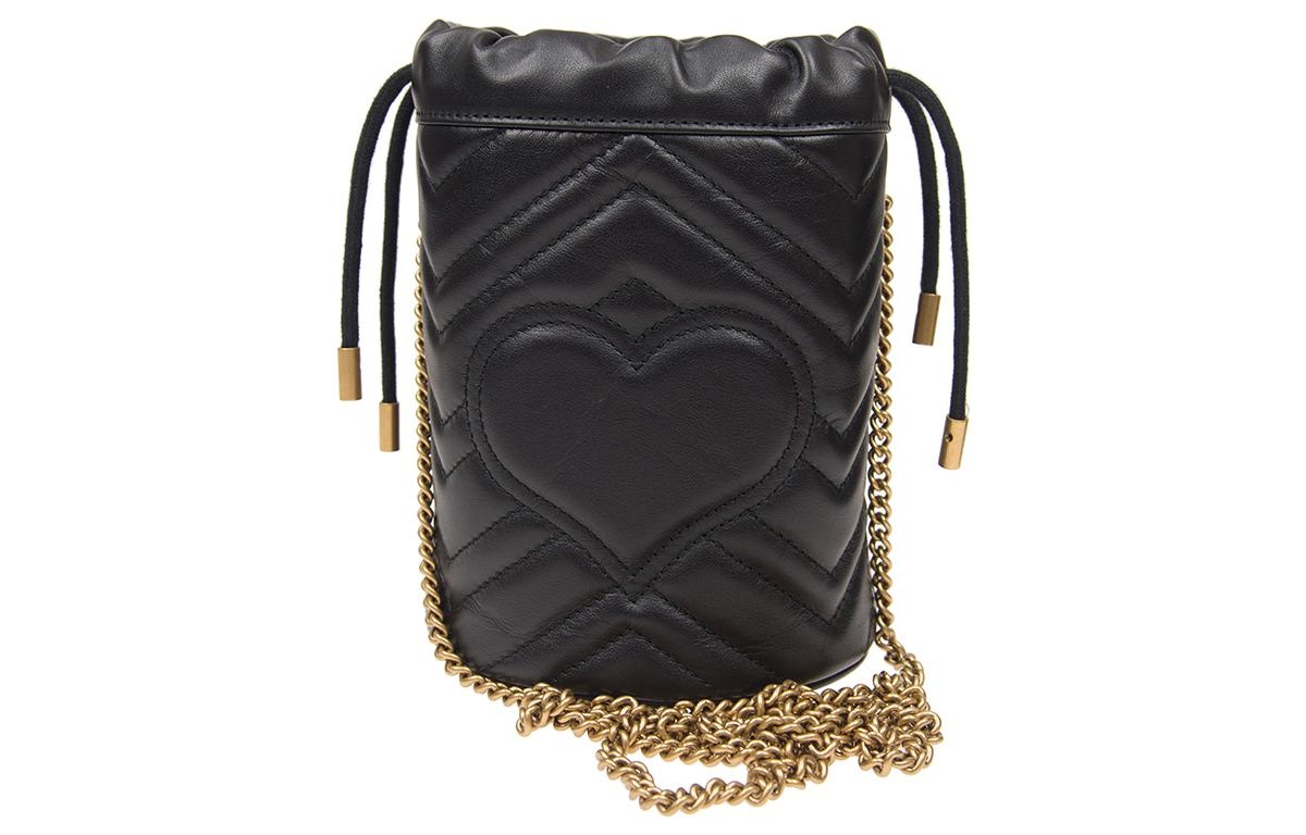 (WMNS) Gucci GG Marmont Mini Crossbody Bag Black 575163-DTDRT-1000 - 3