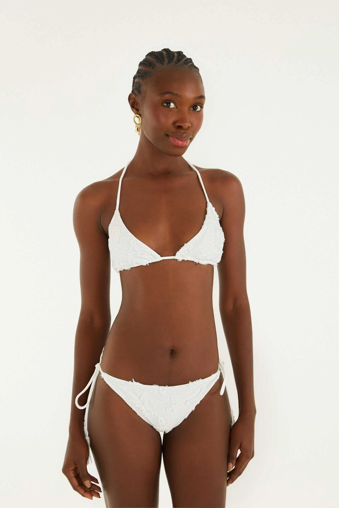 Triangle Bikini Top With Tie On The Neck - 1