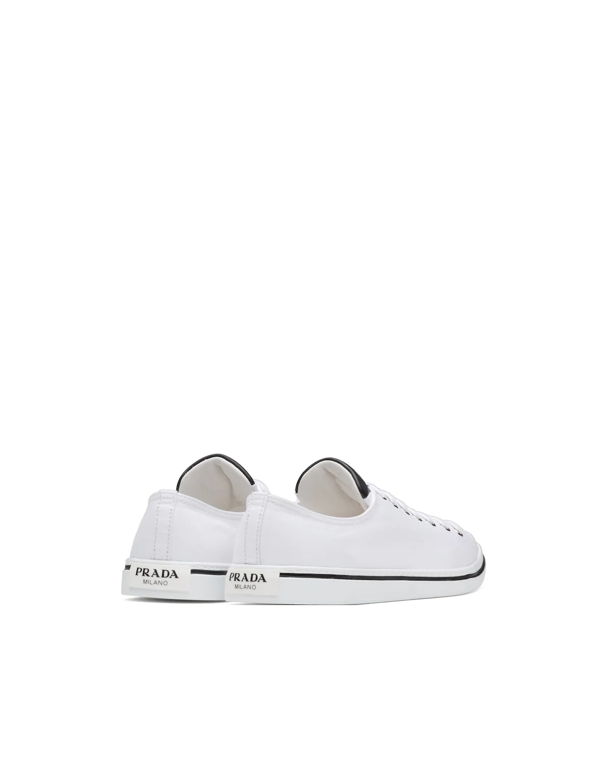 Cotton gabardine pointy sneakers - 3