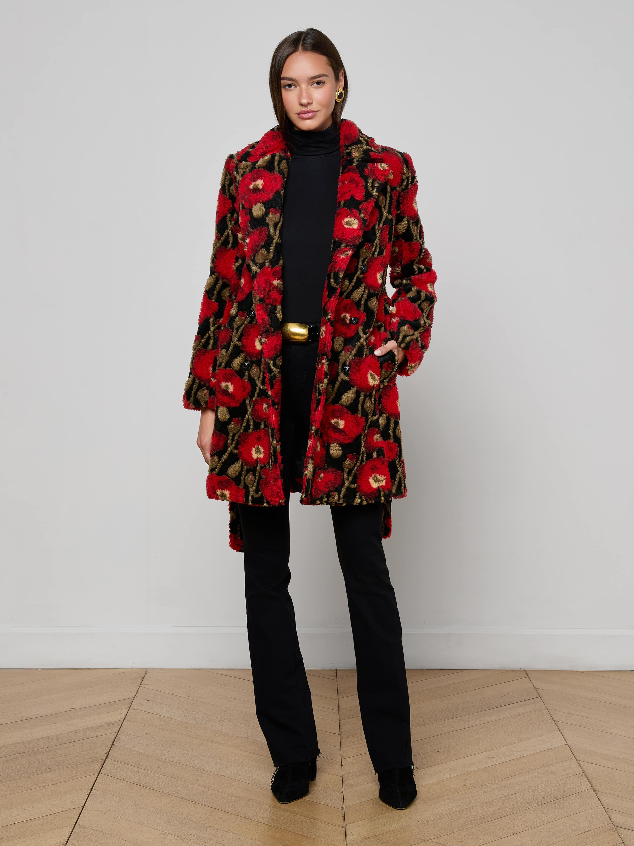 Tristan Sherpa Midi Coat - 4