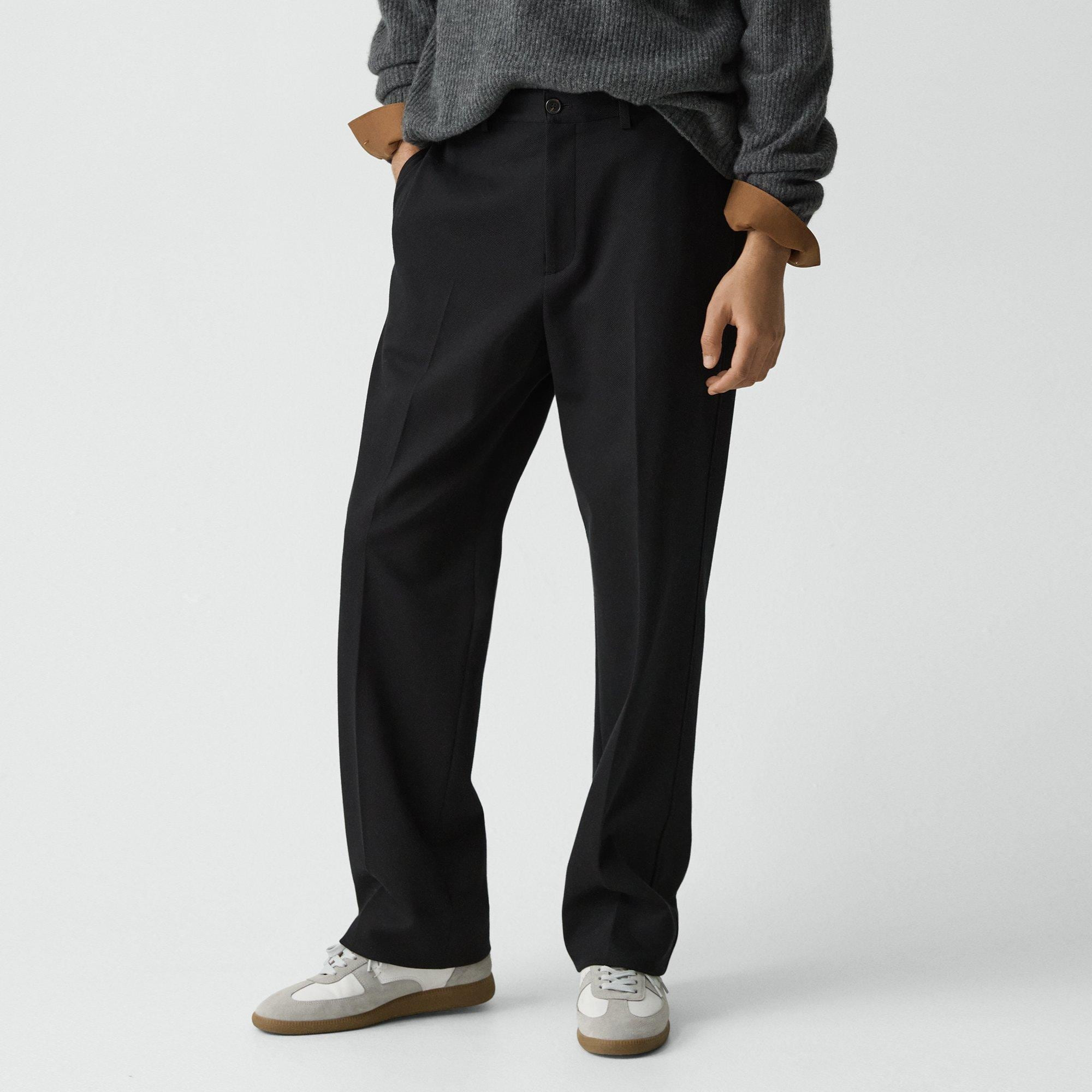 Straight Trouser in Knit Twill - 5