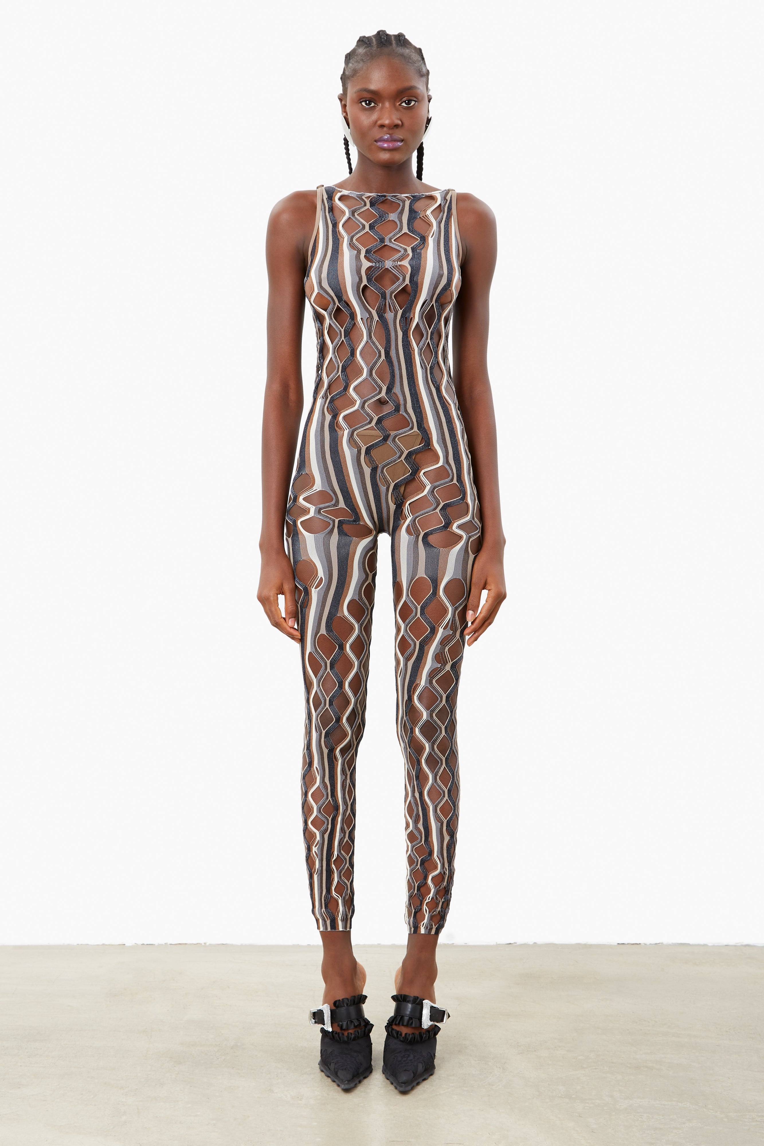 REEF JUMPSUIT OYSTER STRIPE - 2