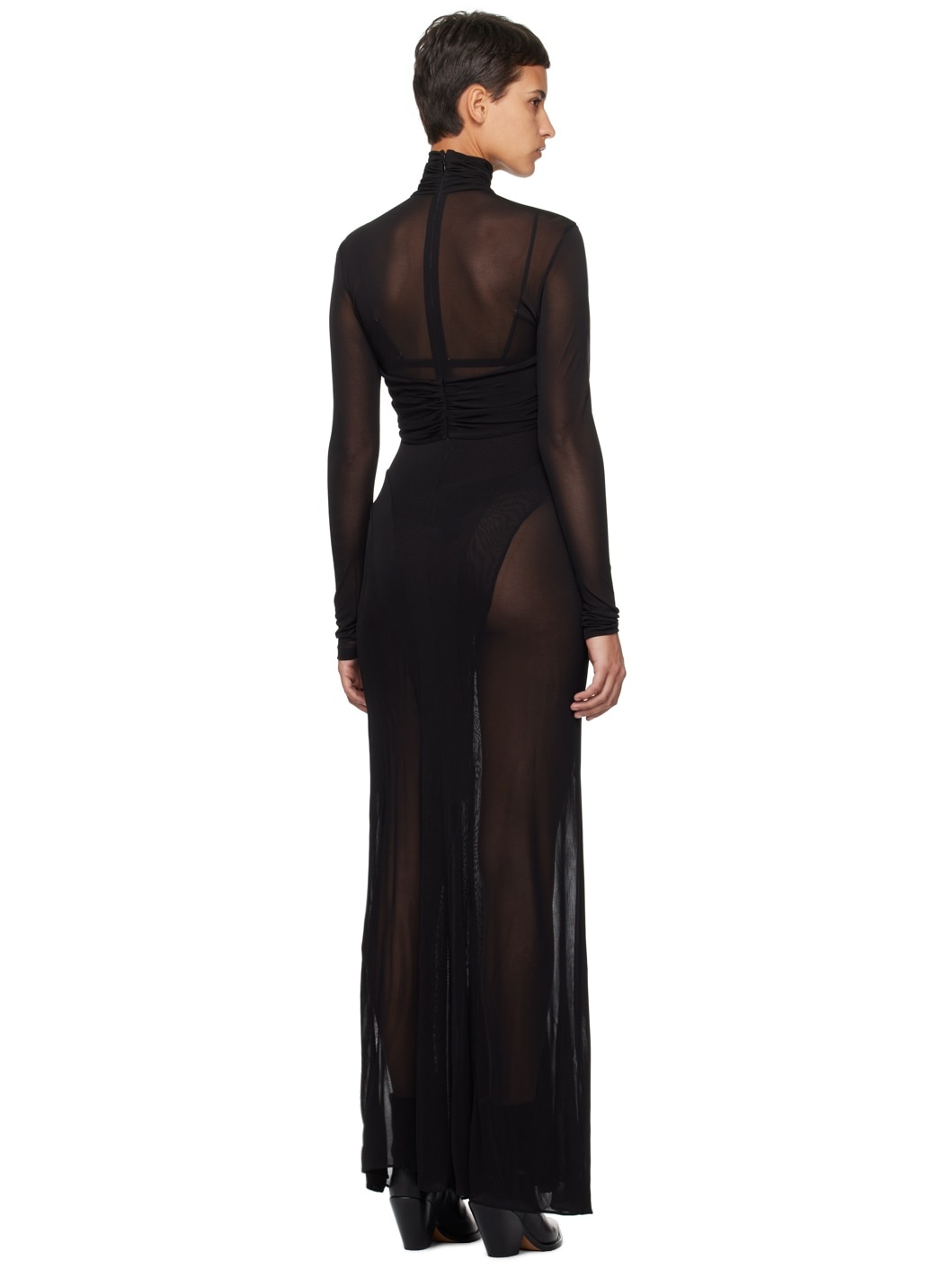 Black Rimma Maxi Dress - 3