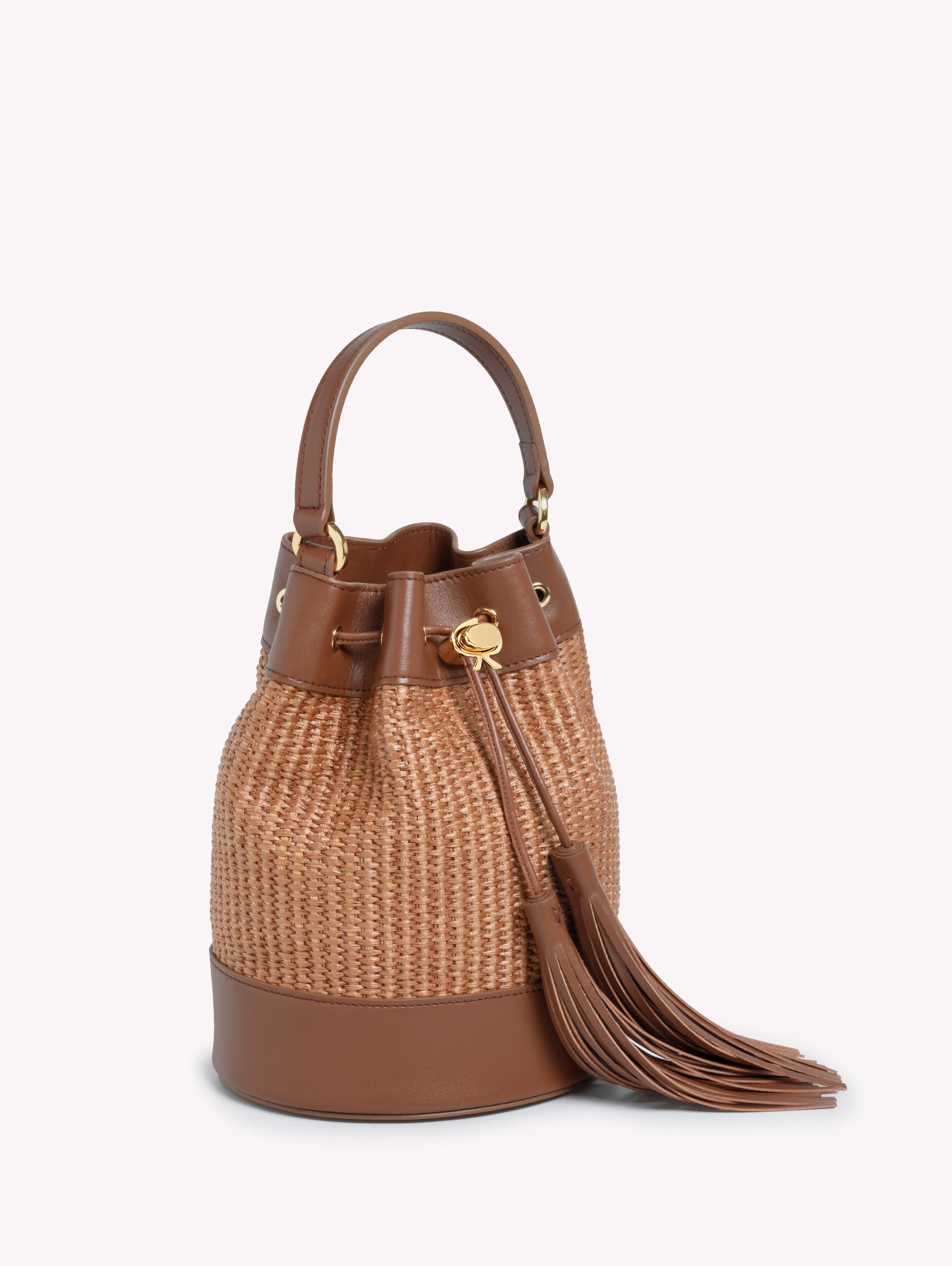 Gianvito Rossi Sienna Bag in Brown Raffia And Leather at Nordstrom - 2