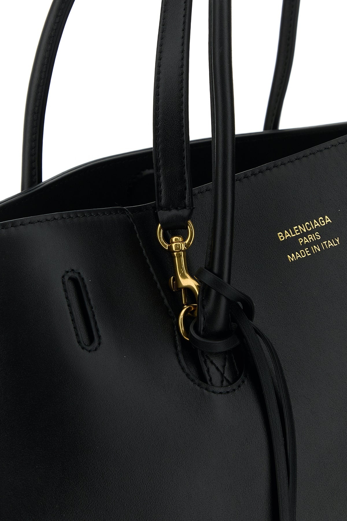 Black leather Carry All Hampton shopping bag - 4