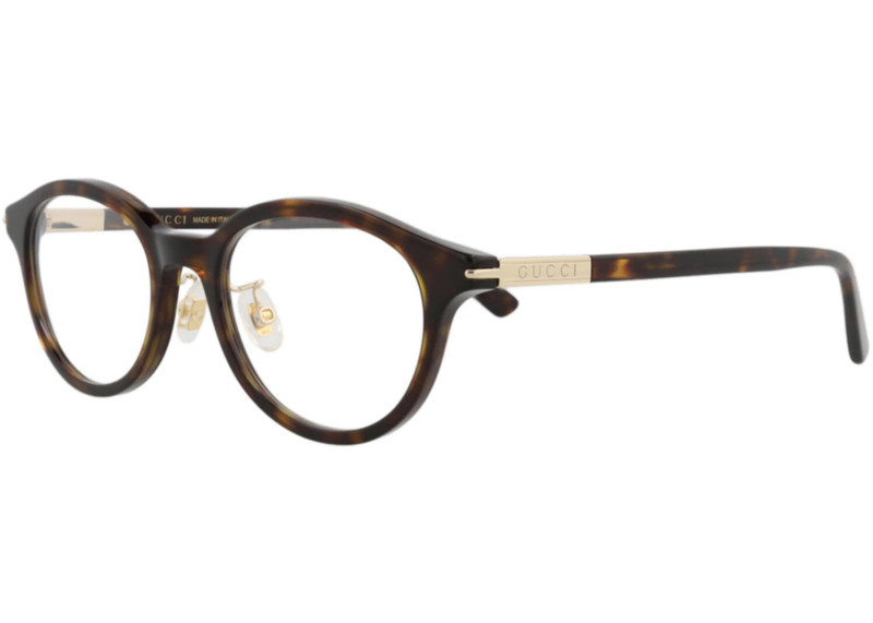 GUCCI Gucci Round-Frame Recycled Acetate Optical Frames Havana Havana Transparent (GG1507OJ-30014916-002) outlook