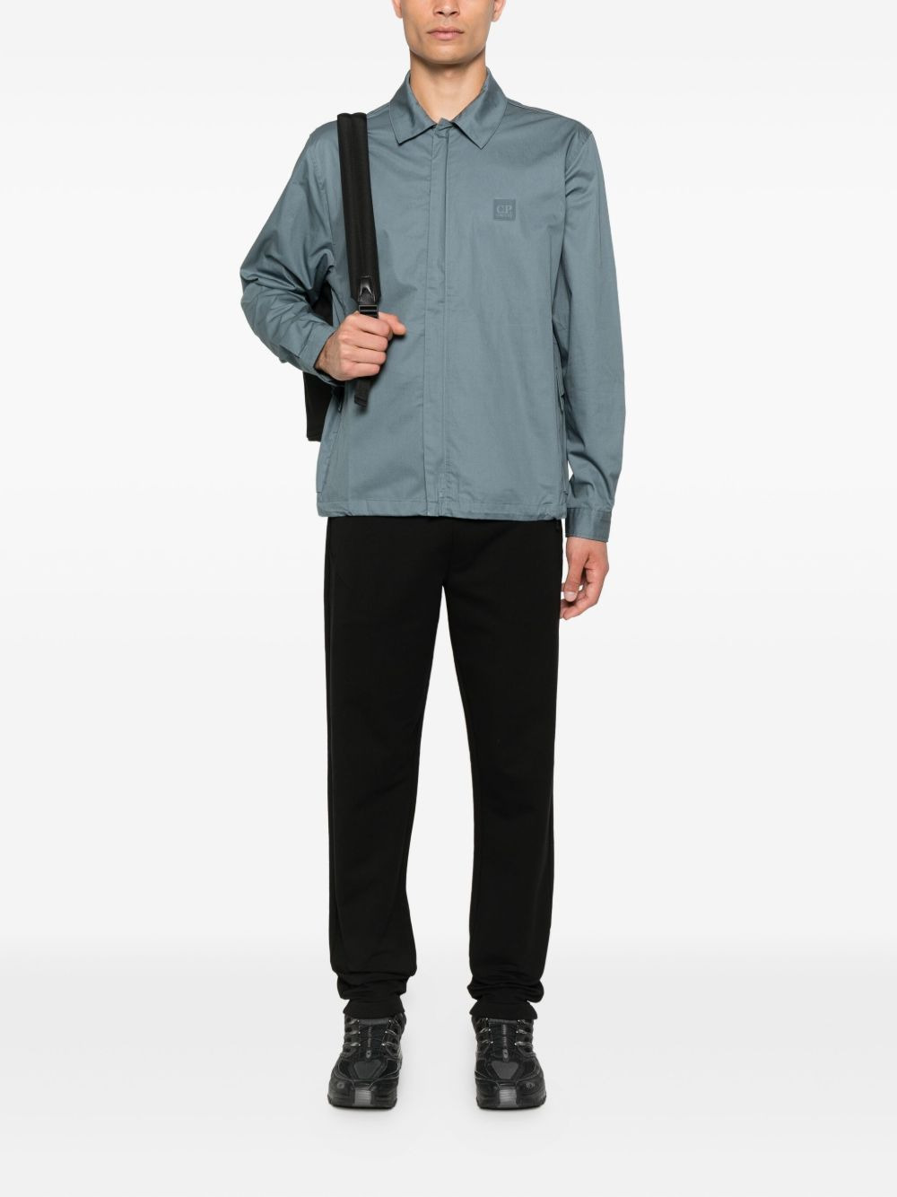 pocket zip-fastening jacket - 2