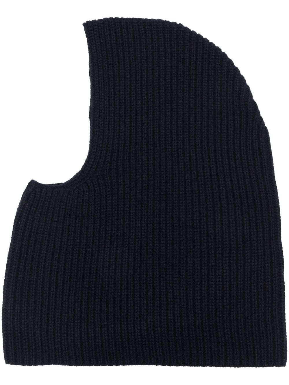 Sacha ribbed-knit balaclava - 1