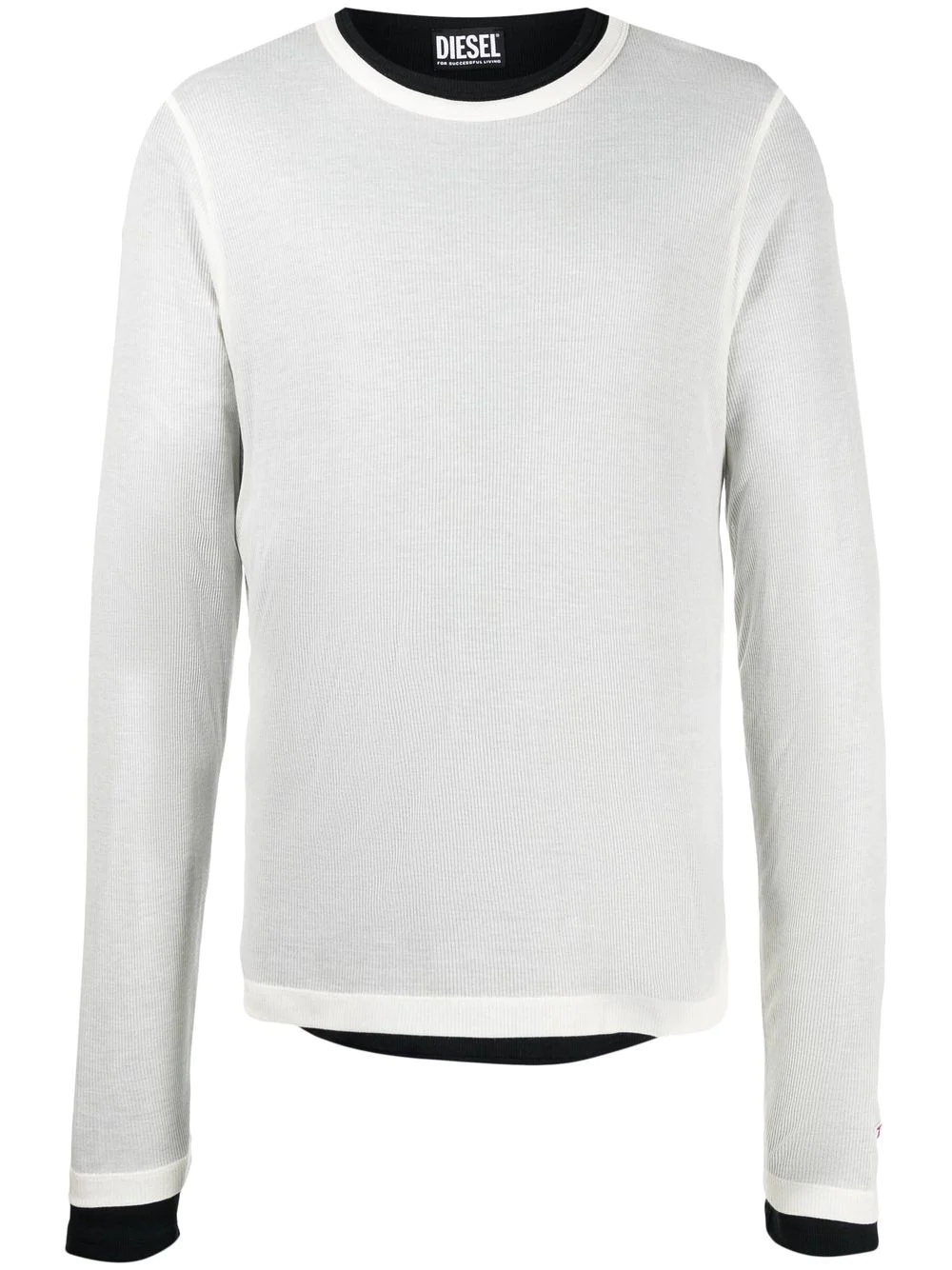 layered long-sleeve T-shirt - 1