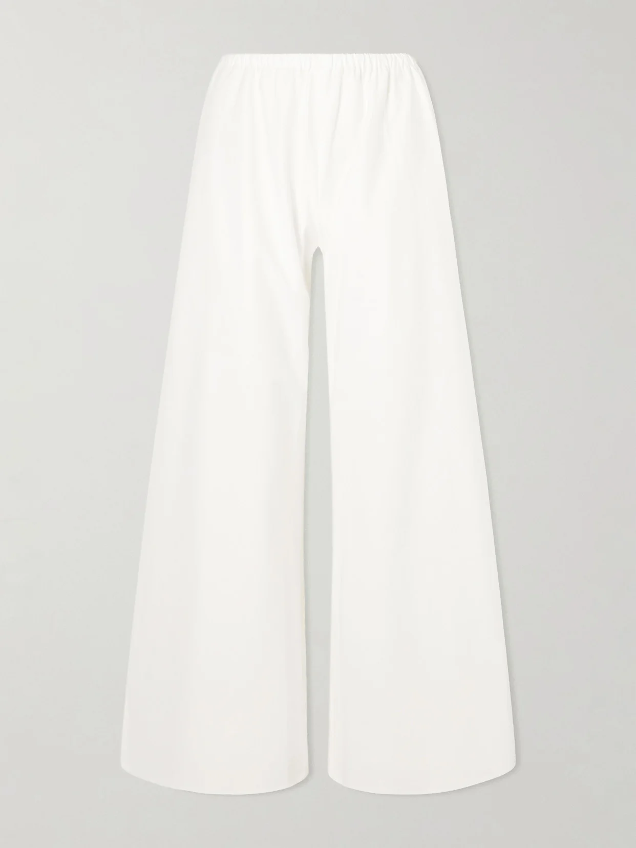 Colby Cotton-poplin Wide-leg Pants - 1