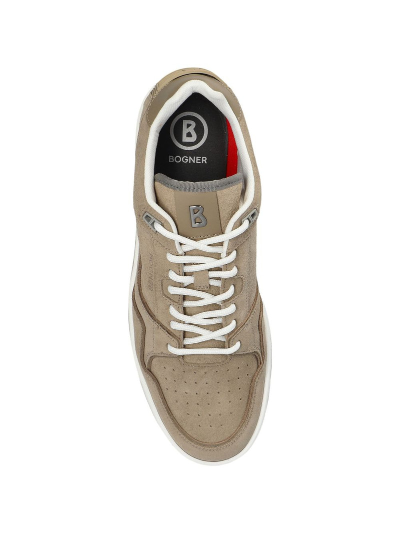 Los Angeles perforated panelled sneakers 3