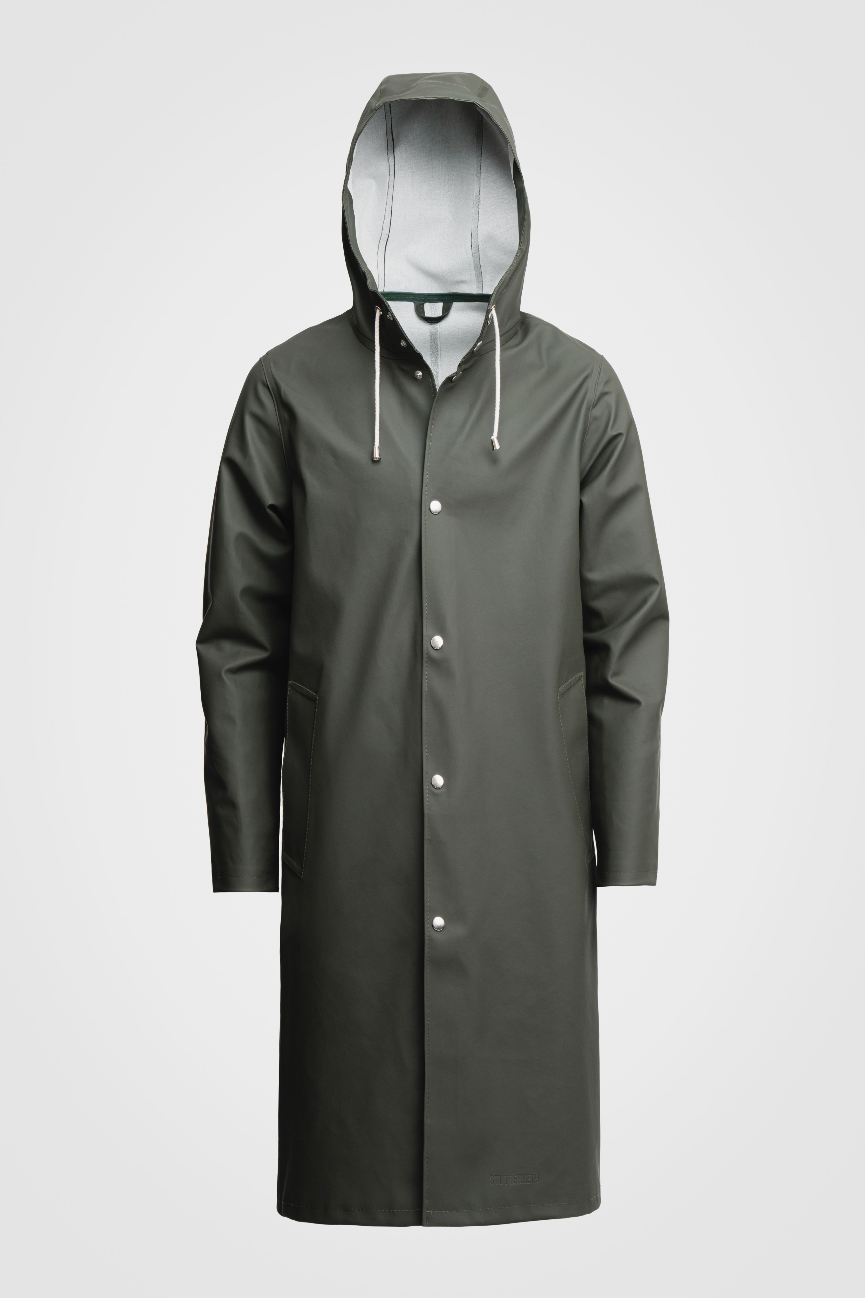 Stockholm Long Raincoat Green - 7