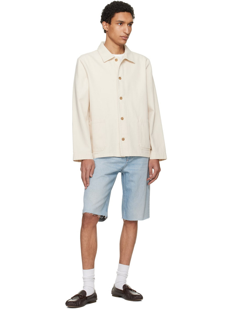 A.P.C. Off-White Kerlouan Denim Jacket outlook