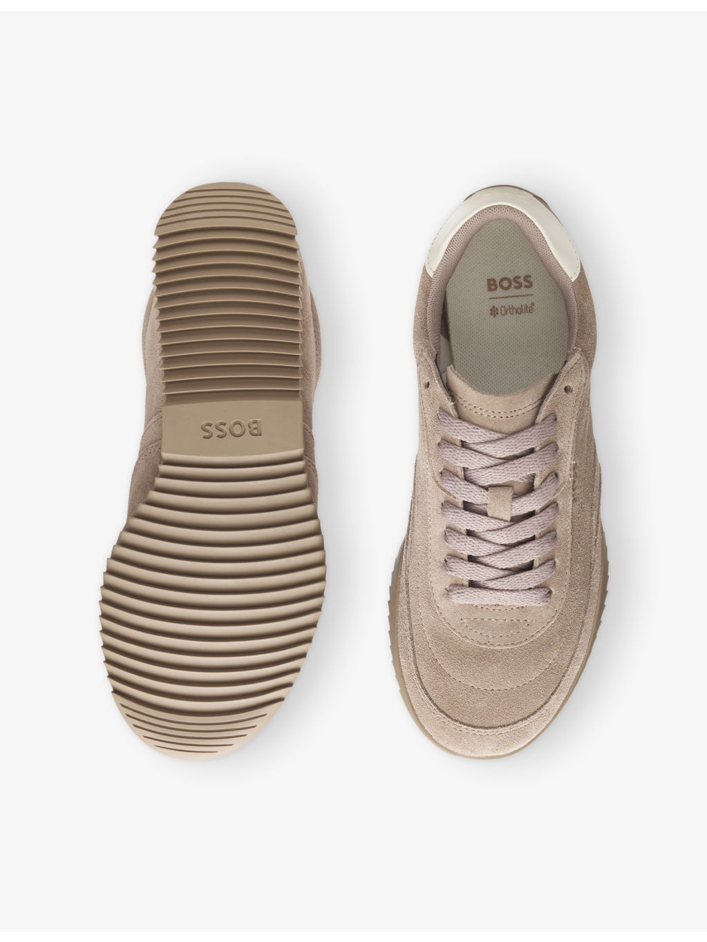 Logo Suede Low-Top Trainers - 2