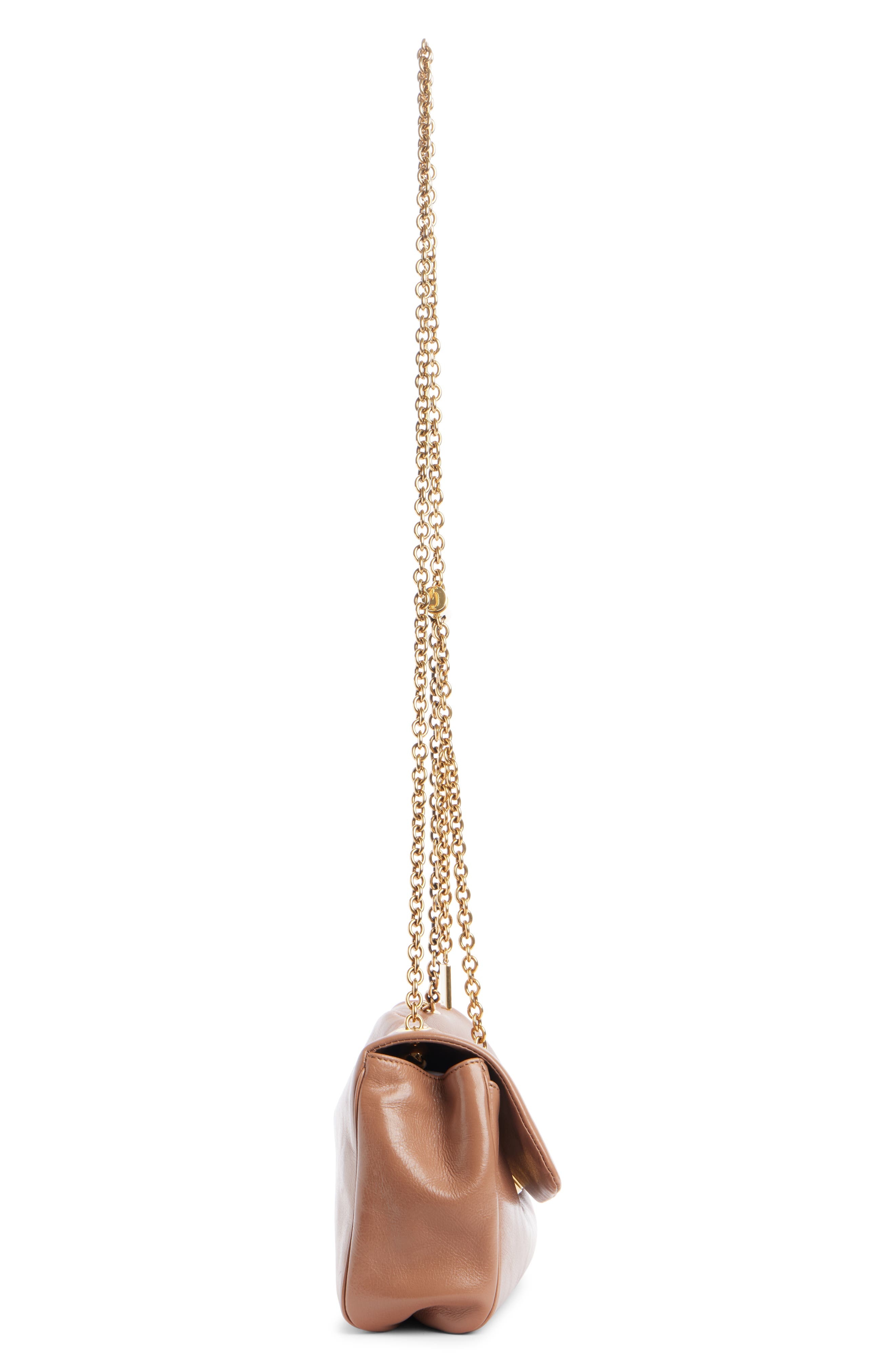 Chloé Heritage Leather Shoulder Bag in Woodrose at Nordstrom - 5