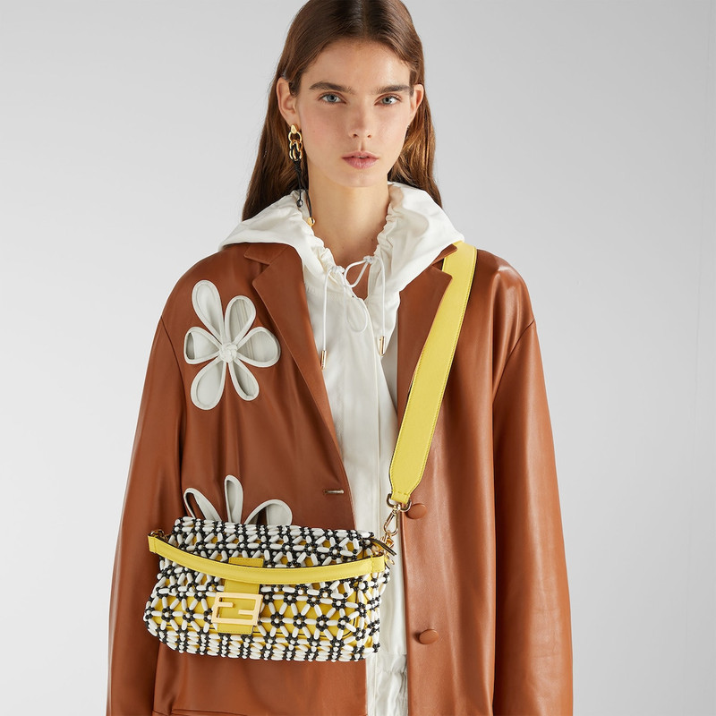 Baguette® Beaded and leather bag 3