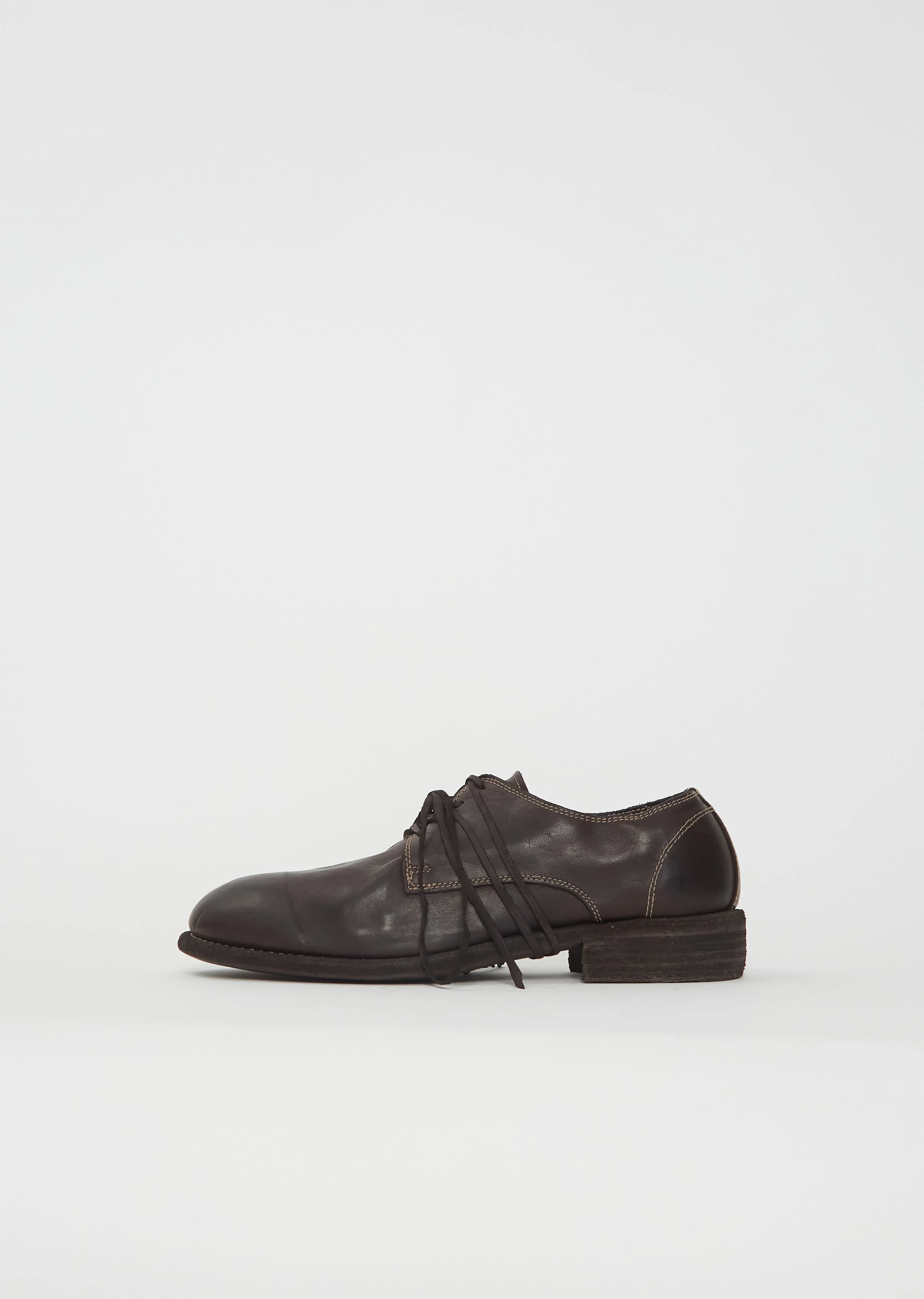 Classic Leather Derby — Dark Brown - 1