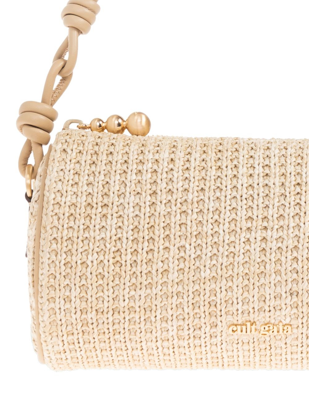 beaded cylindrical shoulder bag - 4