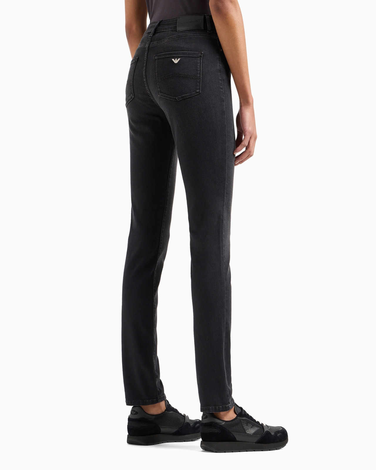 J18 High-waisted skinny-fit stonewashed comfort-denim jeans - 3