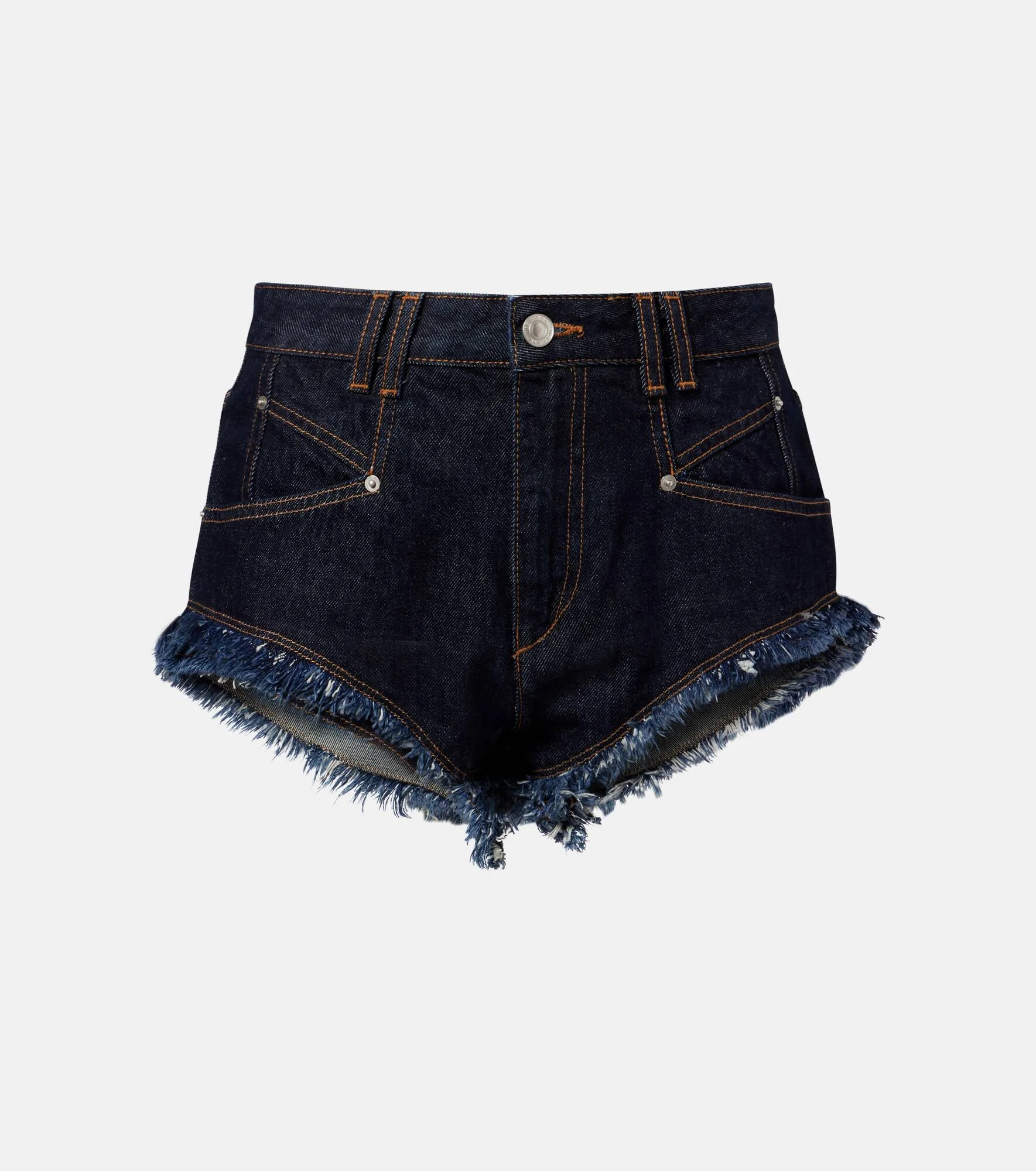 Eneidala high-rise denim shorts - 1