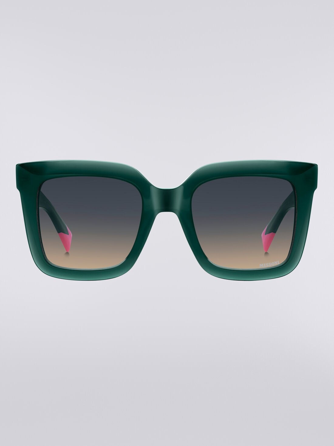 Square acetate sunglasses - 1