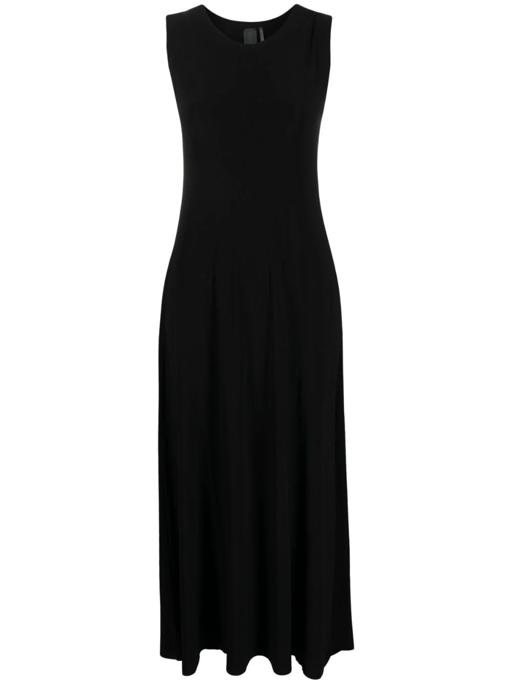 sleeveless velvet long dress - 1
