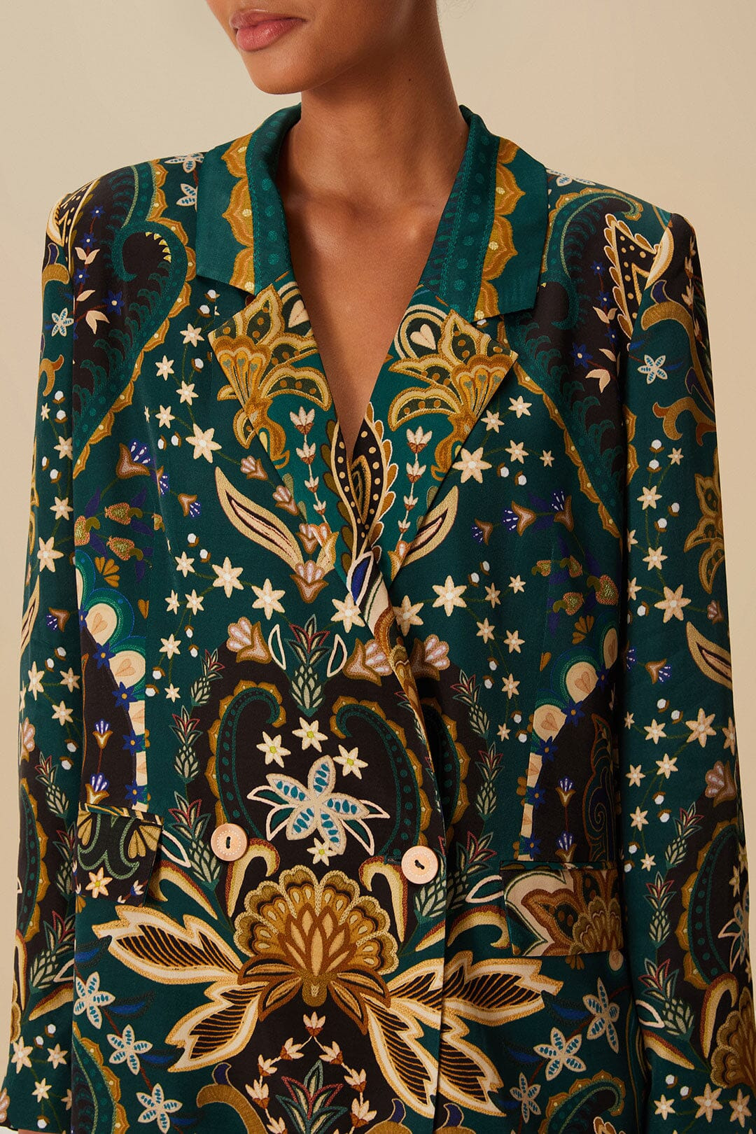 Black Jaipur Lenzing™ Ecovero™ Viscose Blazer - 4