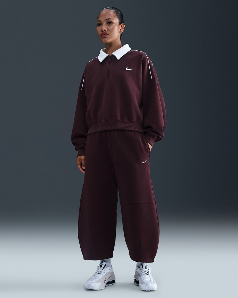 Nike Sportswear Phoenix Fleece Women's Loose Mid-Rise Barrel Pants 1