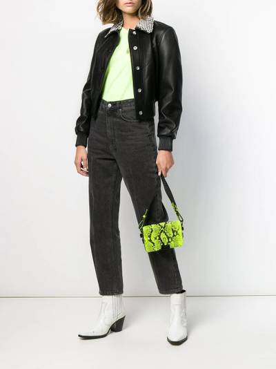 PHILIPP PLEIN cropped bomber jacket outlook