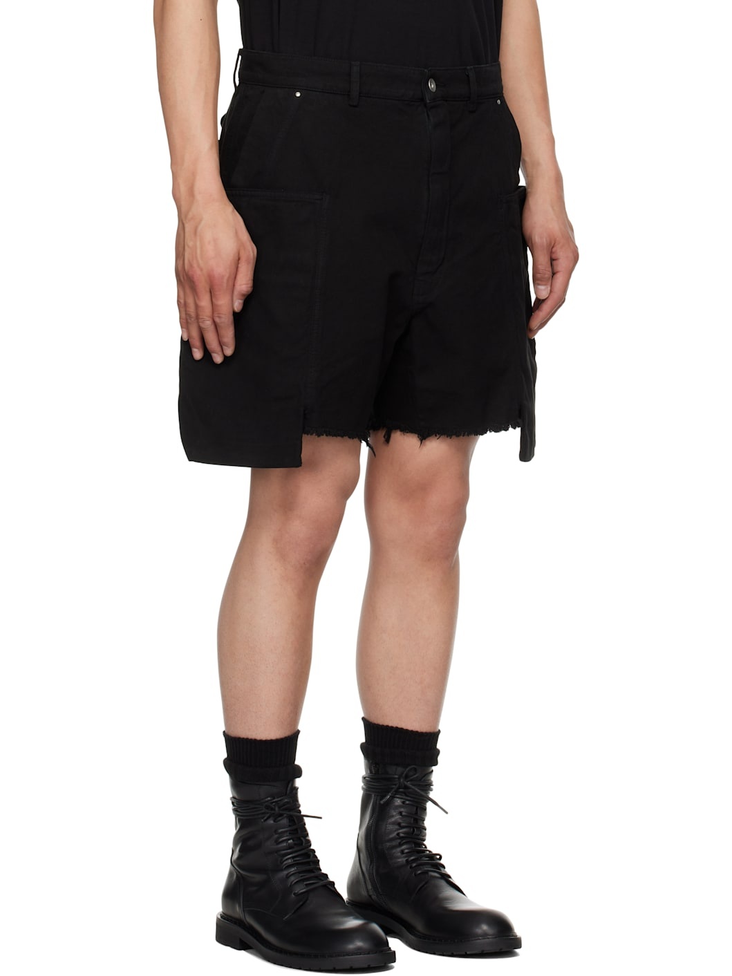 Black Hollywood Stefan Cargo Shorts - 2
