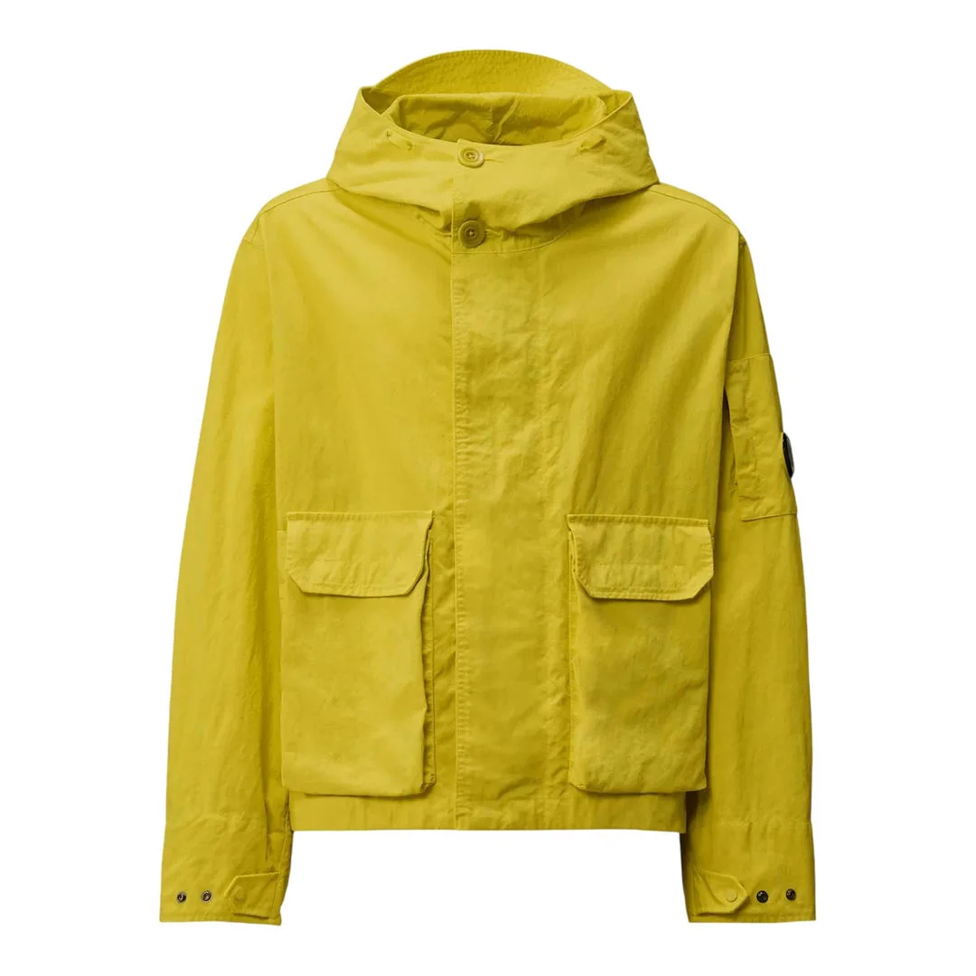 Twill Hooded Short Jacket - 1