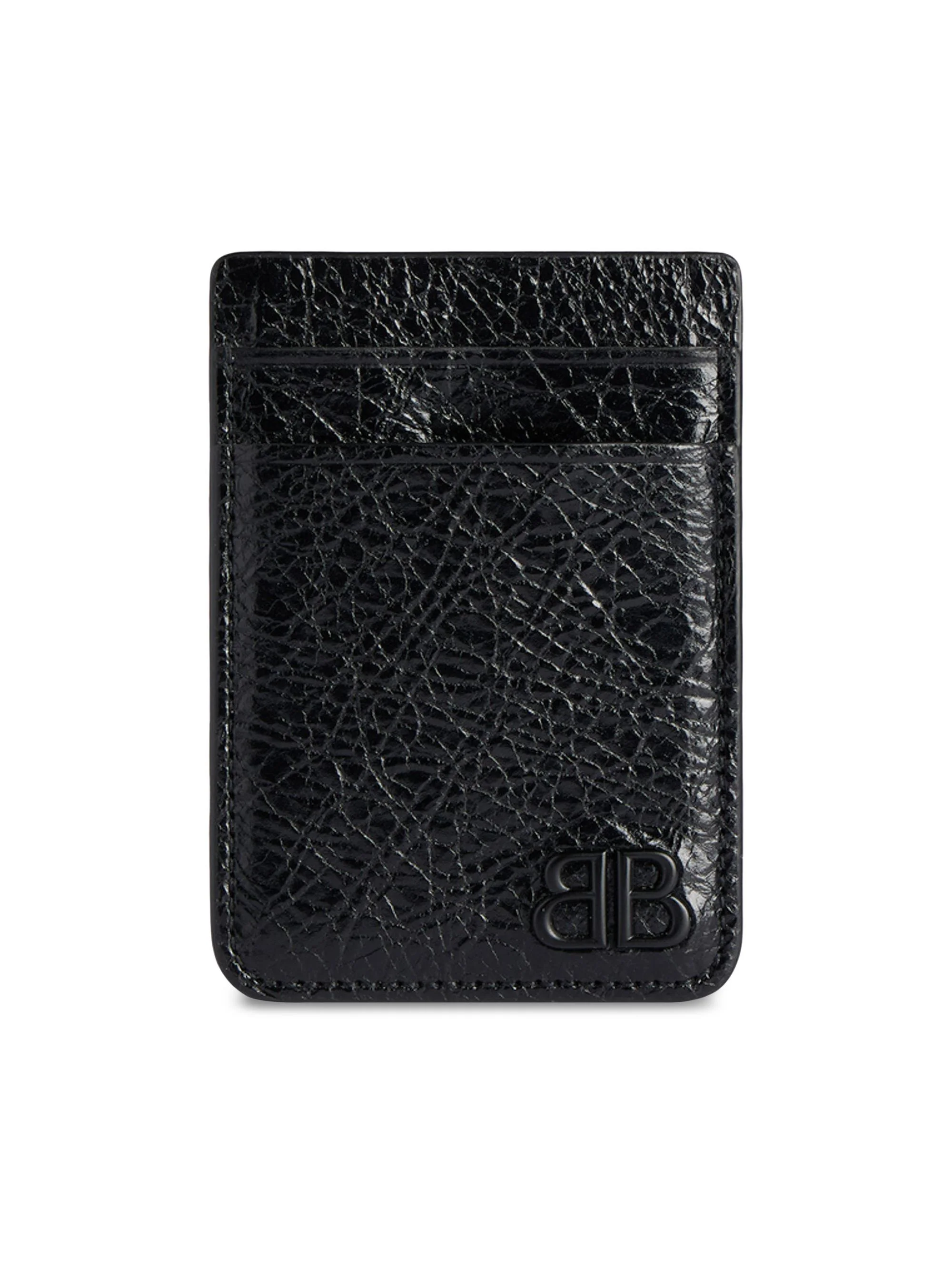 Men's Monaco Magnet Card Holder - Black - 1