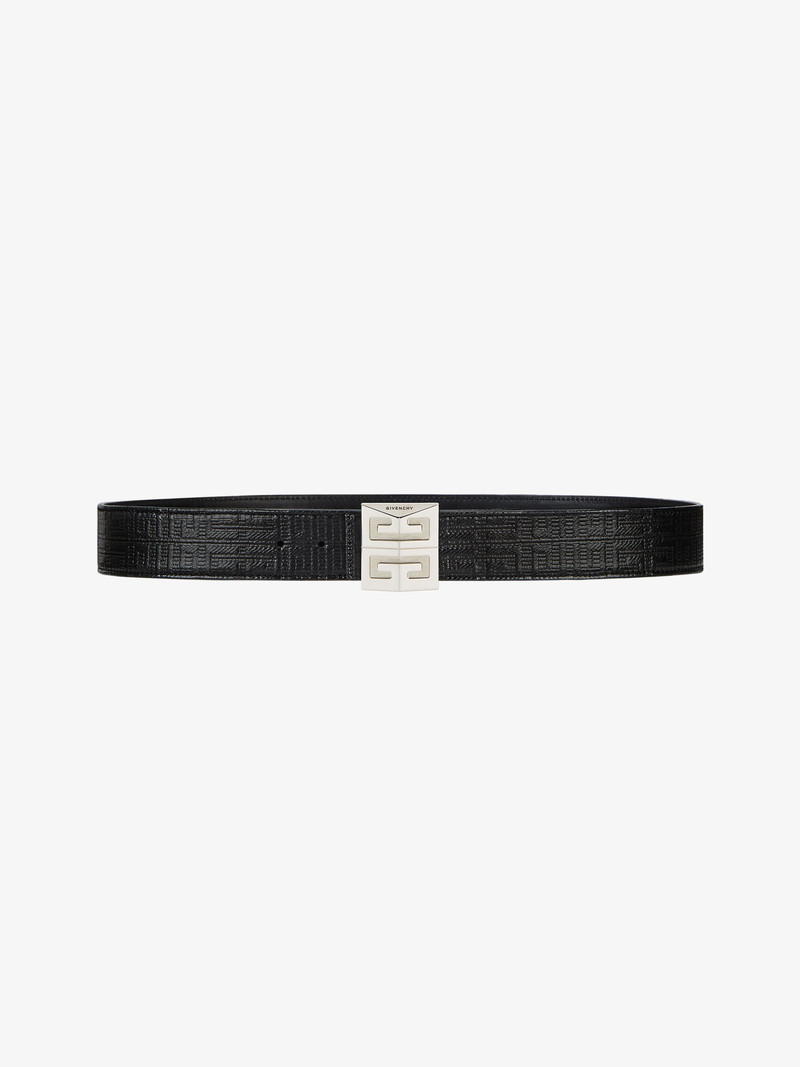 4G REVERSIBLE BELT IN LEATHER AND 4G COATED CANVAS 1