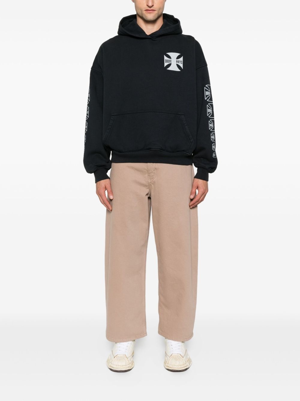 logo-print hoodie - 2