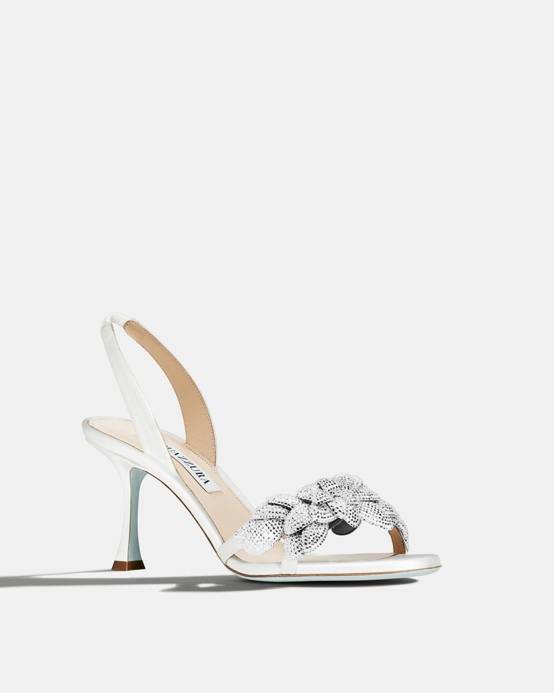 AQUAZZURA Galactic Flower Sandal 75 outlook