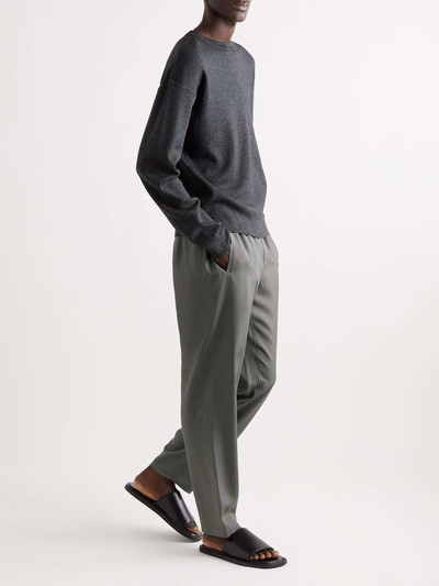 Lemaire Tapered Silk-Crepe Trousers outlook